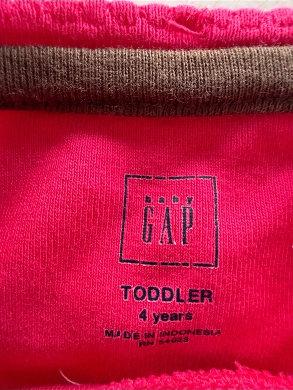 BabyGAP Girls' Hot Pink Owl Appliqué Long-Sleeve Top